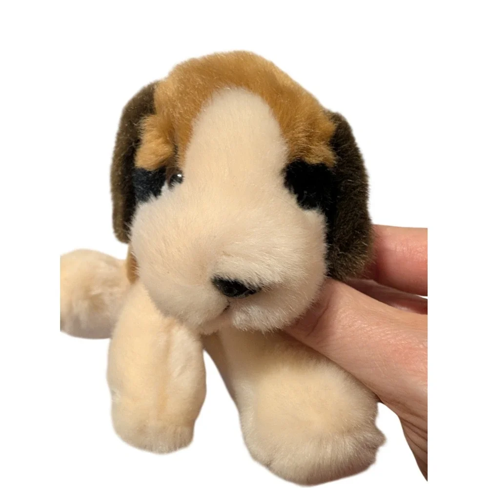 Russ Berrie Pedigree Pups Barrels Saint Bernard Puppy Plush Small Deadstock NWT